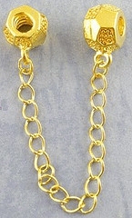 pandora gold safety chain